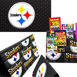 Hands Free embroidered applique Card Holder Bingo holds 16 tab dab made by me